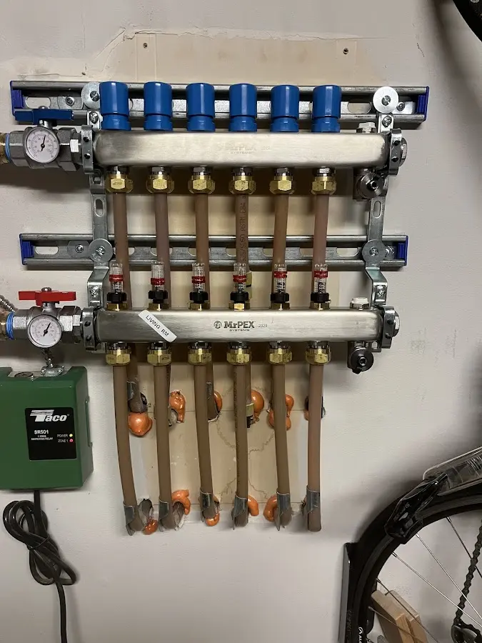 Plumber performing Leak Detection at a residential property in Fraser